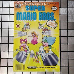 Adventures of the Super Mario Bros. #9 Nintendo Valiant Comics 1991 Peach Luigi